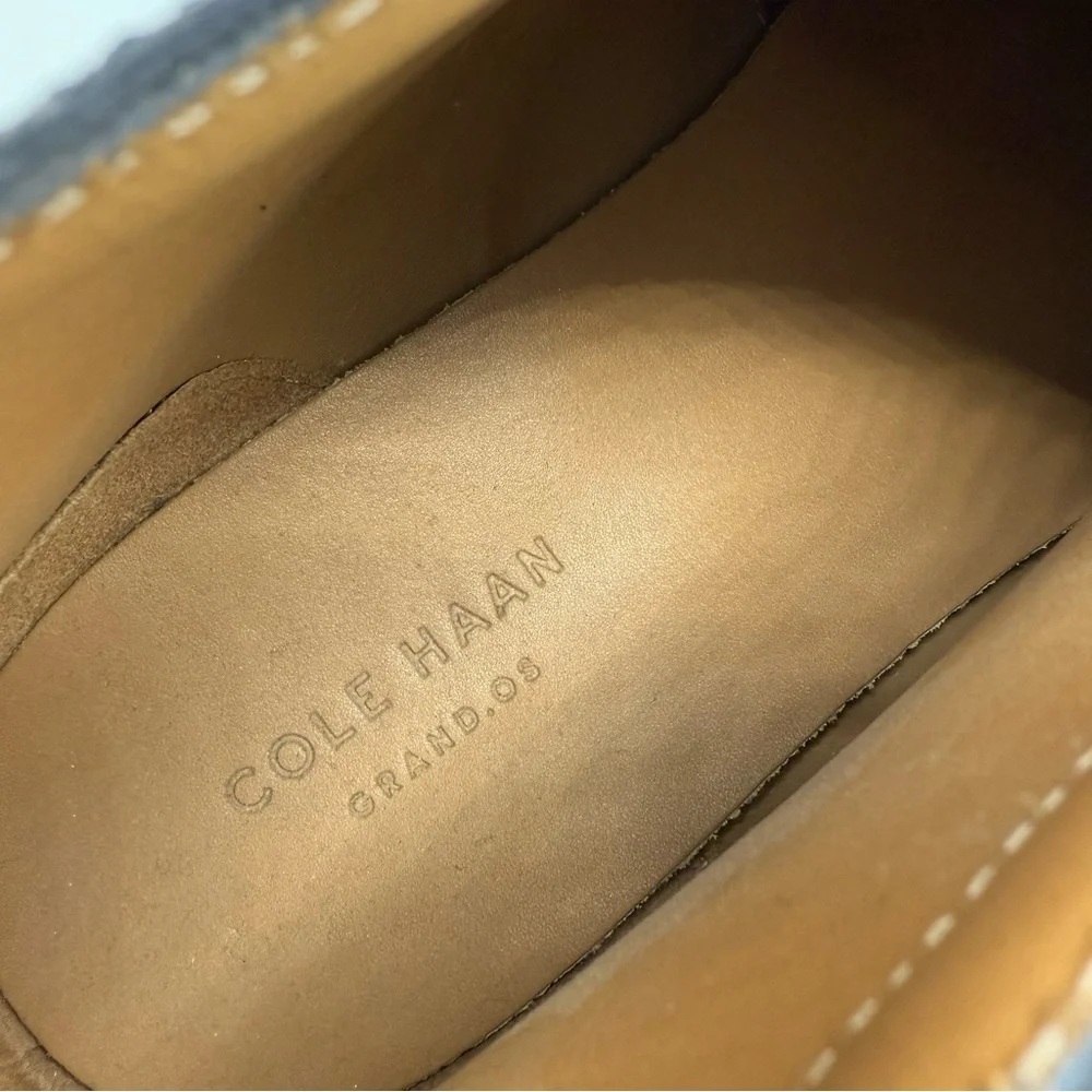 Cole Haan Mens Great Jones Chukka II Lace Up‎ Boots C20683 Blue Leather Size 13